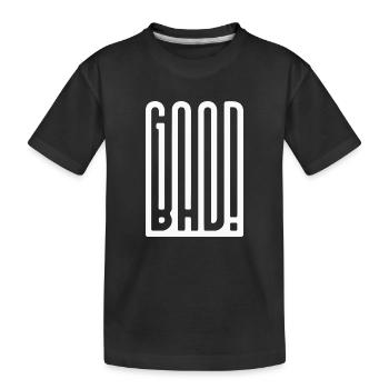 Bon Mauvais - T-shirt bio Premium Enfant - noir - Devant