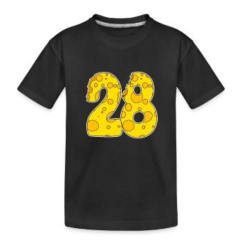 28 ans Lustig Käse - T-shirt bio Premium Enfant - noir - Devant