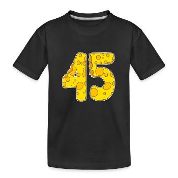 45 ans de Lustig Käse - T-shirt bio Premium Enfant - noir - Devant