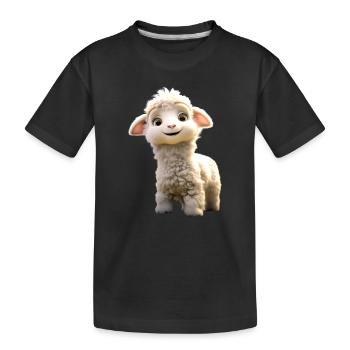 Mouton Agneau Tondre Mouton Berger Mouton Mignon Mouton Mouton - T-shirt bio Premium Enfant - noir - Devant