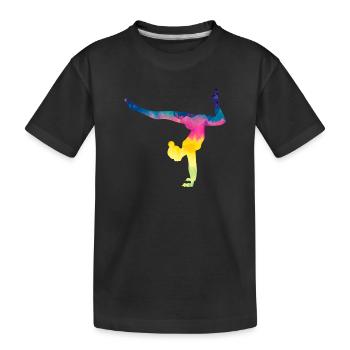 Gymnast Gymnastics Gymnastics Club Gymnastics Gymnastics - Kids' Premium Organic T-Shirt - black - Front