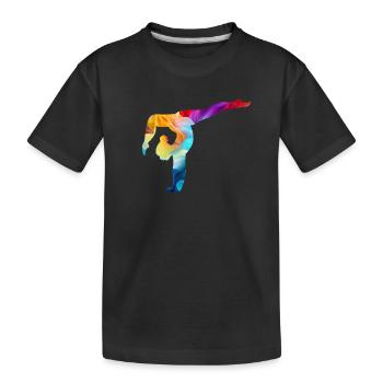 Gymnast Gymnastics Gymnastics Club Gymnastics Gymnastics - Kids' Premium Organic T-Shirt - black - Front
