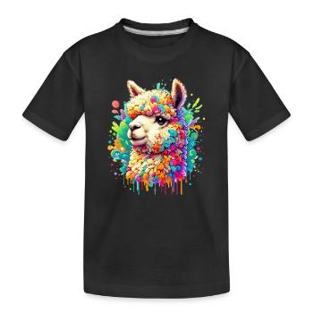 Alpaga - T-shirt bio Premium Enfant - noir - Devant