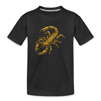 Scorpion Arachnides Scorpion Drôles de scorpions - T-shirt bio Premium Enfant - noir - Devant