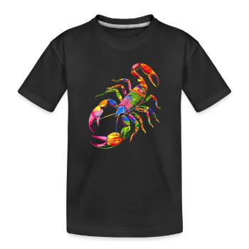 Scorpion Arachnides Scorpion Drôles de scorpions - T-shirt bio Premium Enfant - noir - Devant