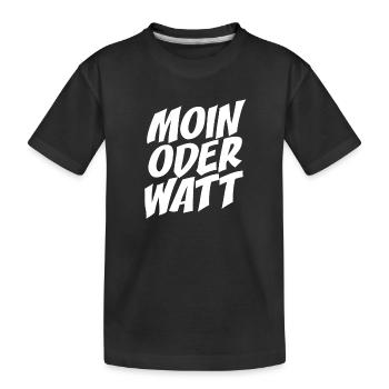 Moin ou Watt Ruhrgebiet Ruhrpott Hamburg Moin - T-shirt bio Premium Enfant - noir - Devant