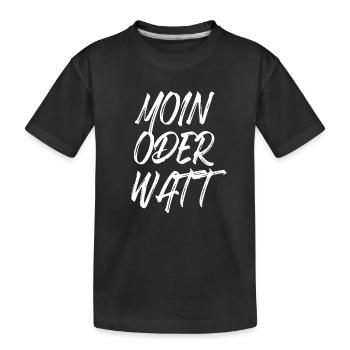 Moin ou Watt Ruhrgebiet Ruhrpott Hamburg Moin - T-shirt bio Premium Enfant - noir - Devant