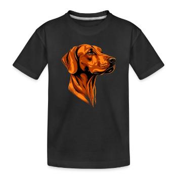 Rhodesian Ridgeback Chien de chasse Chiens Pride Ridgeback - T-shirt bio Premium Enfant - noir - Devant