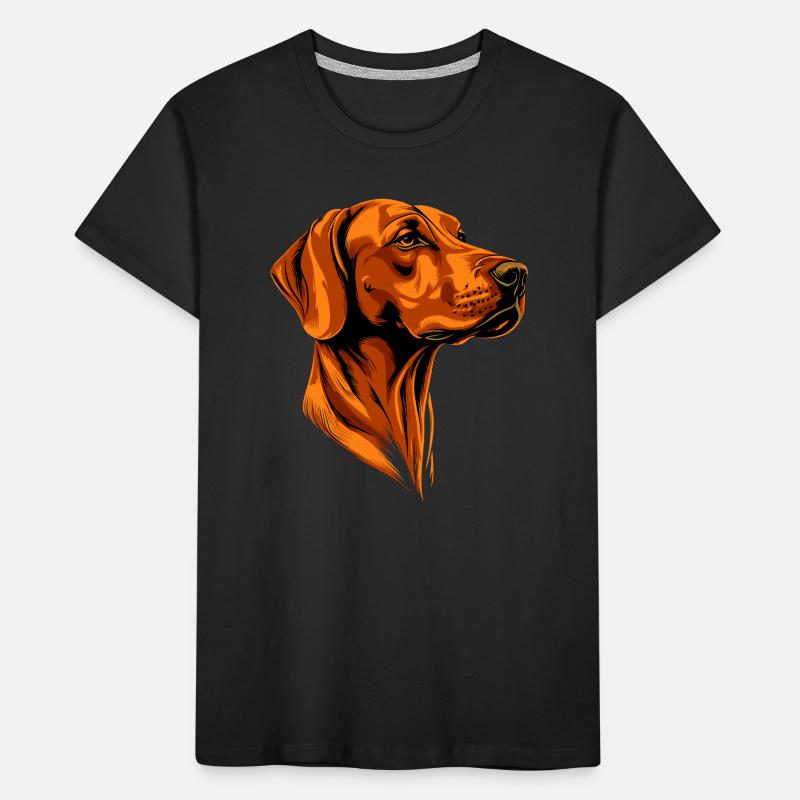 Rhodesian Ridgeback Chien de chasse Chiens Pride Ridgeback T-shirt bio Premium Enfant