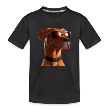 Rhodesian Ridgeback Chien de chasse Chiens Pride Ridgeback - T-shirt bio Premium Enfant - noir - Devant