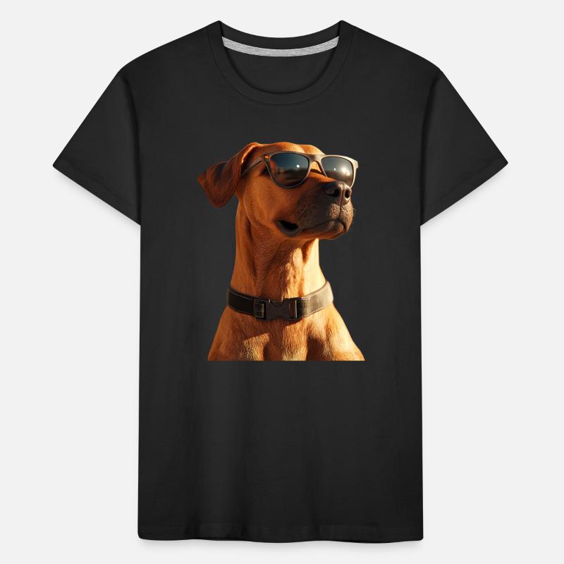 Rhodesian Ridgeback Chien de chasse Chiens Pride Ridgeback T-shirt bio Premium Enfant