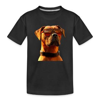Rhodesian Ridgeback Chien de chasse Chiens Pride Ridgeback - T-shirt bio Premium Enfant - noir - Devant
