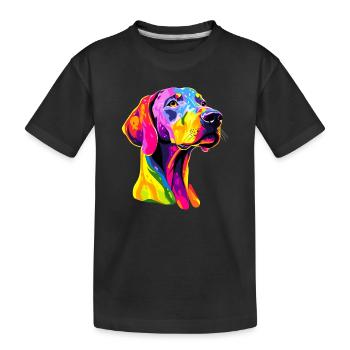 Dogue Allemand Hatz Mâle Saupacker Dogue Allemand - T-shirt bio Premium Enfant - noir - Devant