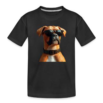 Boxer allemand Chien Boxer Club allemand Boxer Club allemand - T-shirt bio Premium Enfant - noir - Devant