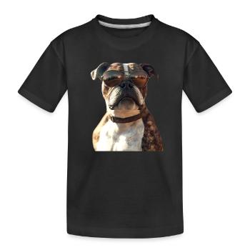Boxer allemand Chien Boxer Club allemand Boxer Club allemand - T-shirt bio Premium Enfant - noir - Devant