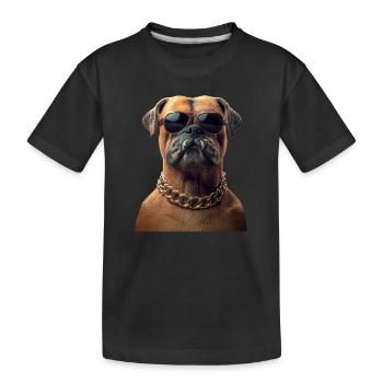 Boxer allemand Chien Boxer Club allemand Boxer Club allemand - T-shirt bio Premium Enfant - noir - Devant