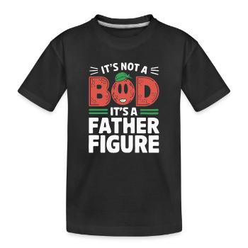 Husband of the gods - daddy jokes - Kids' Premium Organic T-Shirt - black - Front