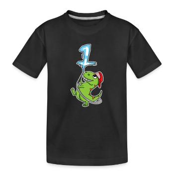 Numéro 1 - T-shirt bio Premium Enfant - noir - Devant