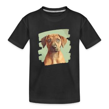 Rhodésian Ridgeback - T-shirt bio Premium Enfant - noir - Devant