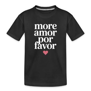 Plus d’articles pour Favor Love Spanish Valentine Day - T-shirt bio Premium Enfant - noir - Devant