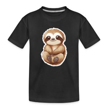 Paresse - T-shirt bio Premium Enfant - noir - Devant