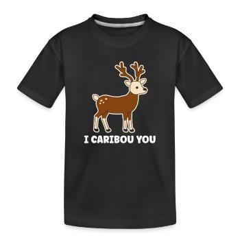 Festlicher Fuchs mit lustigem Spruch - Kinder Premium Bio T-Shirt - Schwarz - Vorne