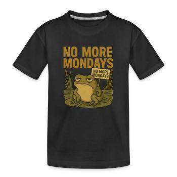 Grenouille frappante - T-shirt bio Premium Enfant - noir - Devant