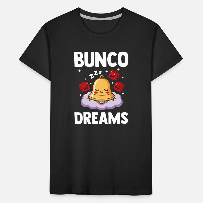 Funny Dice Game Night Gift Bunco Player Kids' Premium Organic T-Shirt