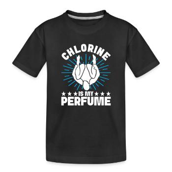 Kunstspringen Turmspringer Sprungbrett - Kinder Premium Bio T-Shirt - Schwarz - Vorne
