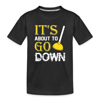Heating Engineer Heating Construction Plumber Plumber - Kids' Premium Organic T-Shirt - black - Front
