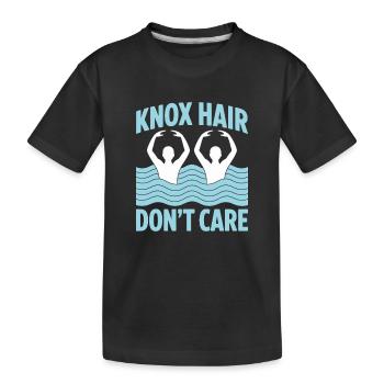 Synchronschwimmen Kunstschwimmen Wassersport - Kinder Premium Bio T-Shirt - Schwarz - Vorne