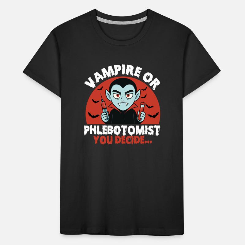 Vampir oder Phlebotomiker, du entscheidest... Kinder Premium Bio T-Shirt