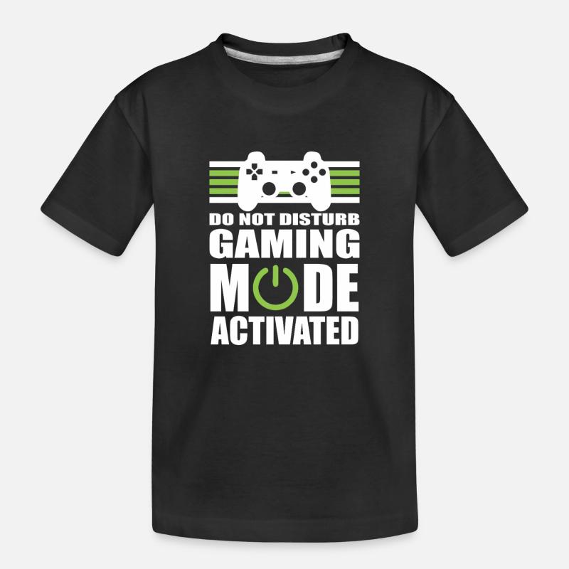 Mode de jeu Ne pas déranger - T-shirt bio Premium Enfant - noir