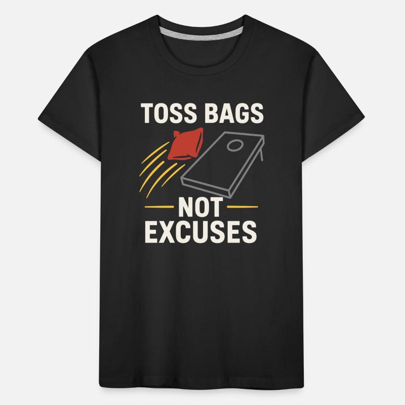 Cornhole Refere Official Referee Kids' Premium Organic T-Shirt