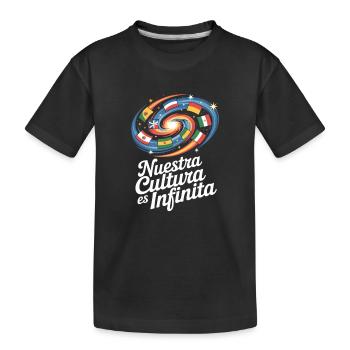 Nuestra Cultura Es Infinita Latino Culture - T-shirt bio Premium Enfant - noir - Devant