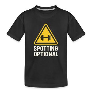 Développé couché Mememe Discover Me Bro Gym - T-shirt bio Premium Enfant - noir - Devant