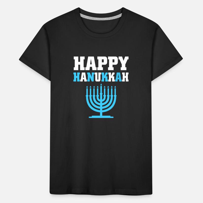Hanoukka Hanoukka Hanoukka T-shirt bio Premium Enfant