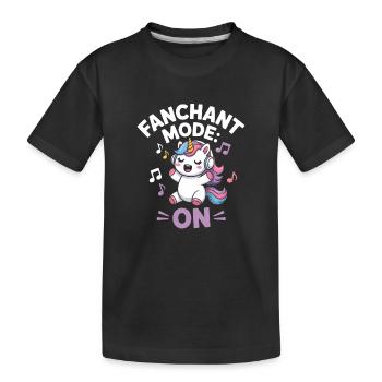 K-Pop Fanchant Corée Musique - T-shirt bio Premium Enfant - noir - Devant