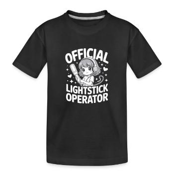 K-Pop Fan Lightstick Corée - T-shirt bio Premium Enfant - noir - Devant