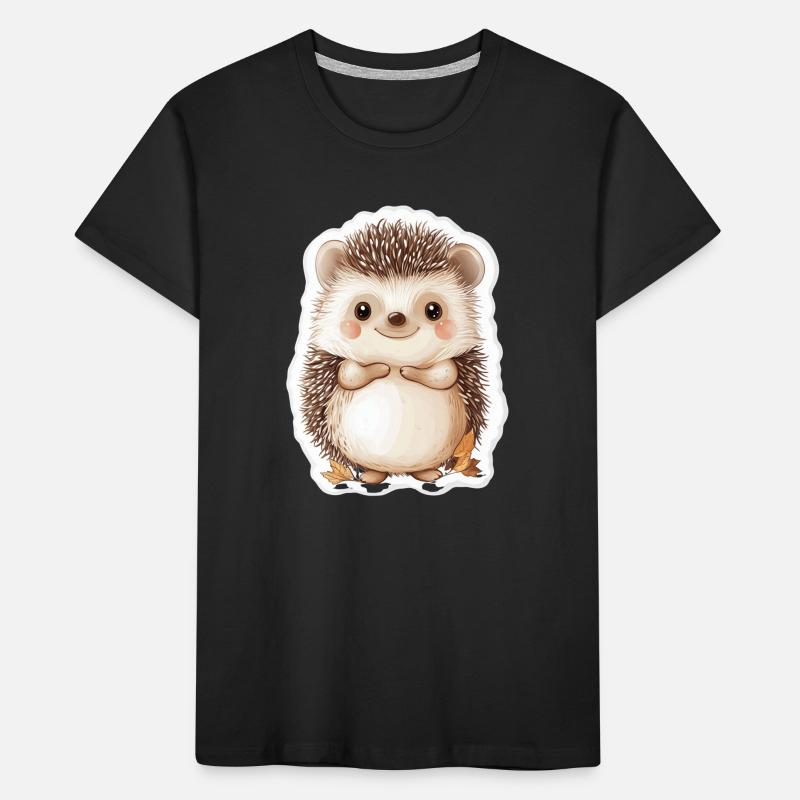 Igel Kinder Premium Bio T-Shirt