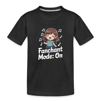 K-Pop Fanchant Corée Musique - T-shirt bio Premium Enfant - noir - Devant