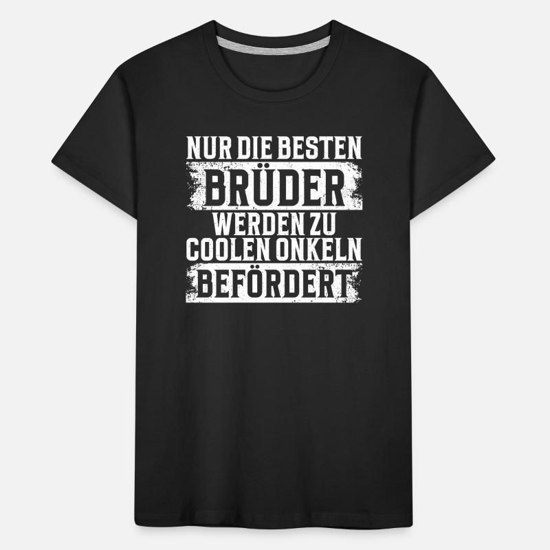 Besteb Brüder Werden Zu Onkeln Befördert Kinder Premium Bio T-Shirt