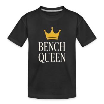 Drôle de développé couché Meme Spot Me Bro Powerlifting - T-shirt bio Premium Enfant - noir - Devant