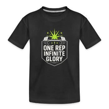 Drôle de développé couché Meme Spot Me Bro Powerlifting - T-shirt bio Premium Enfant - noir - Devant