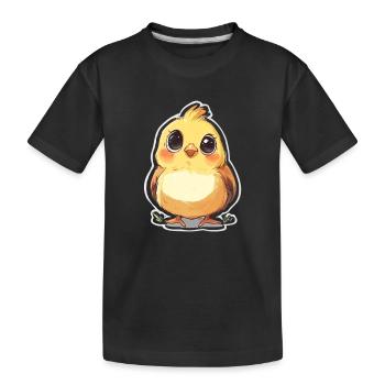 Poussin - T-shirt bio Premium Enfant - noir - Devant