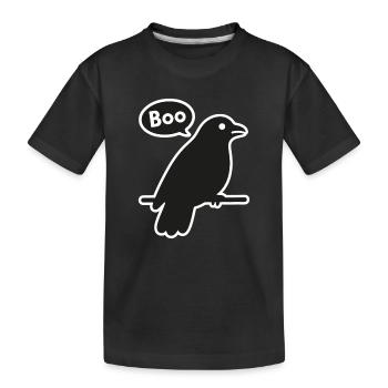 Scare Crow - Kids' Premium Organic T-Shirt - black - Front