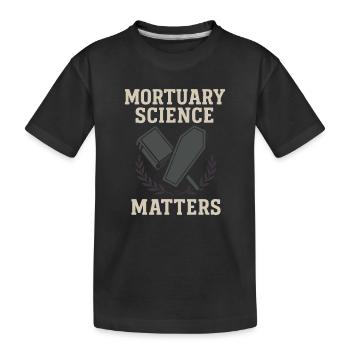Cadavre Science Humour noir Mort Positif - T-shirt bio Premium Enfant - noir - Devant