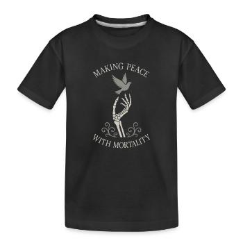 Cadavre Science Humour noir Mort Positif - T-shirt bio Premium Enfant - noir - Devant