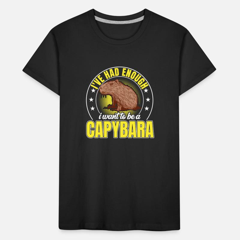 Capybara has enough capybara Kids' Premium Organic T-Shirt