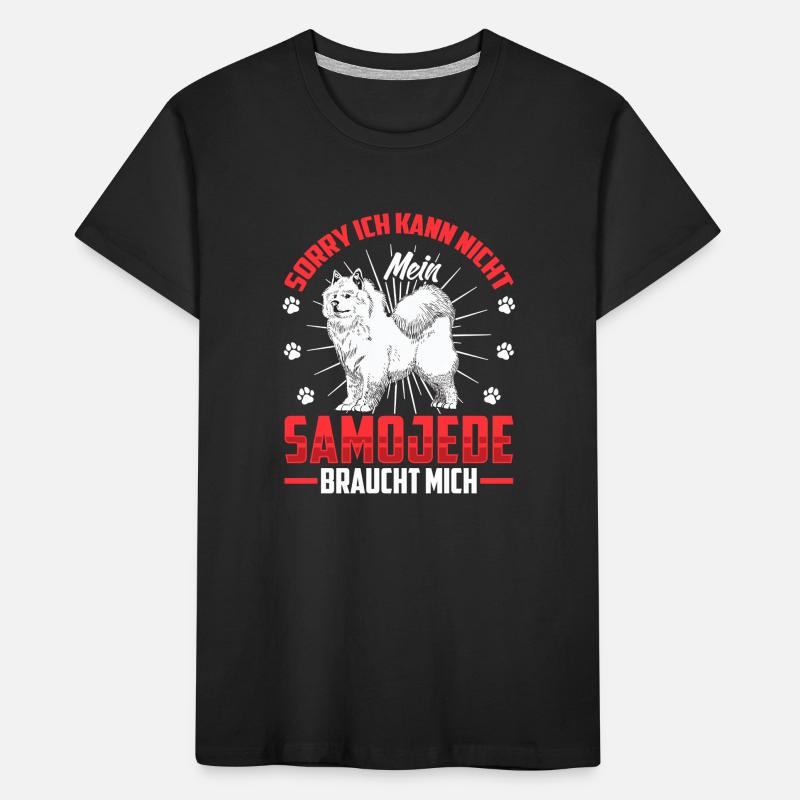 Samoyed Needs Me Sled Dog Kids' Premium Organic T-Shirt